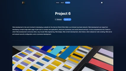 Persona design project page